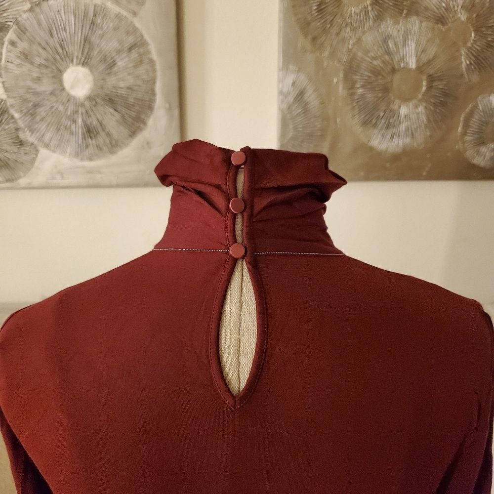 Lafayette 148 NY Dresden Long Sleeve Turtleneck - Picture 8 of 12